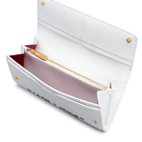 OFF-WHITE Jitney Arrow Logo Flap Wallet on Chain - Picture 5 of 7